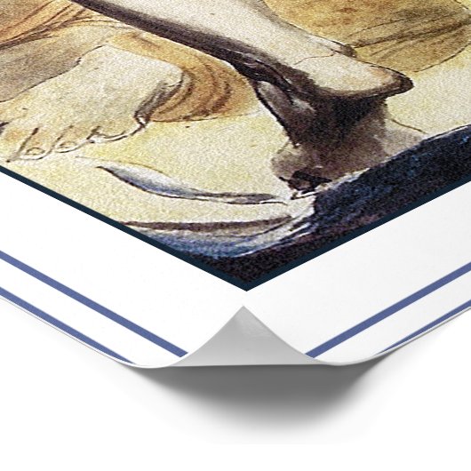 William Blake Poster Print: Great Red Dragon (Ecke)