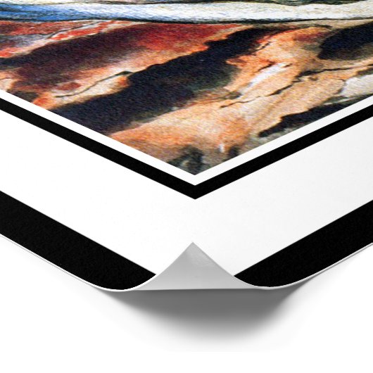 William Blake Poster Print: "Whirlwind der Liebe" (Ecke)