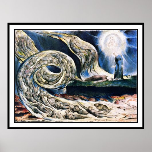 William Blake Poster Print: "Whirlwind der Liebe" (Vorne)