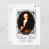 William Blake Postkarte (Vorne/Hinten)