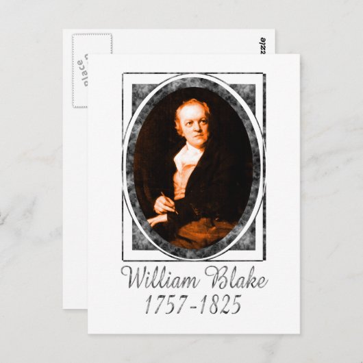 William Blake Postkarte (Vorne/Hinten)
