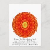 William Blake Quote Postkarte (Vorderseite)