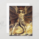 William Blake Red Dragon Einladungen (Vorne/Hinten)