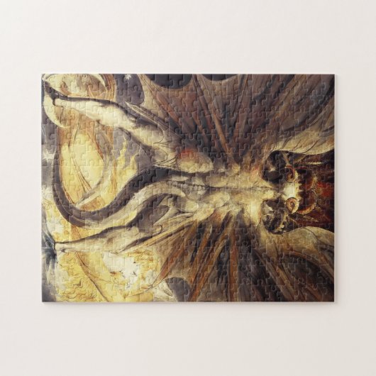 William Blake Red Dragon Puzzle (Horizontal)