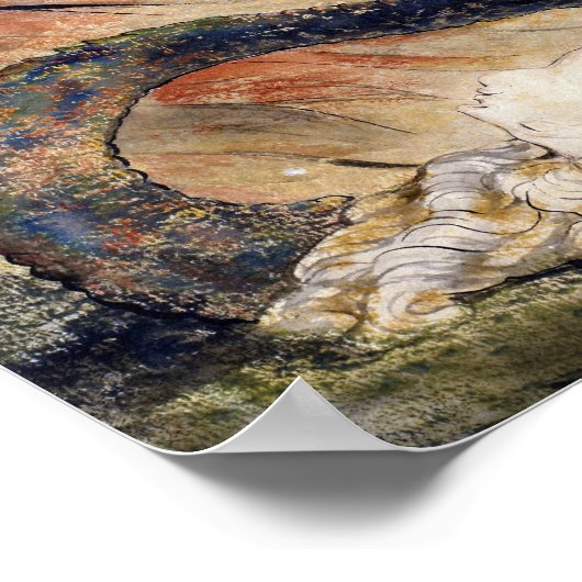 William Blake Satan Exulting over Eve Poster (Ecke)