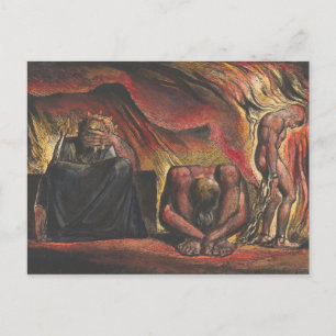 William Blake Skofeld in Geister geschmiedete Mana Postkarte
