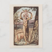 William Blake, Songs of Experience, Antique Print Postkarte (Vorderseite)