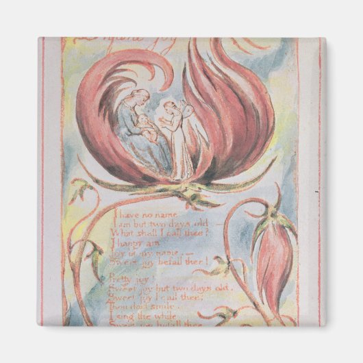 William Blake | Songs of Innocence; Säugling Joy, Magnet (Vorne)