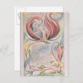 William Blake | Songs of Innocence; Säugling Joy, Postkarte (Vorne/Hinten)