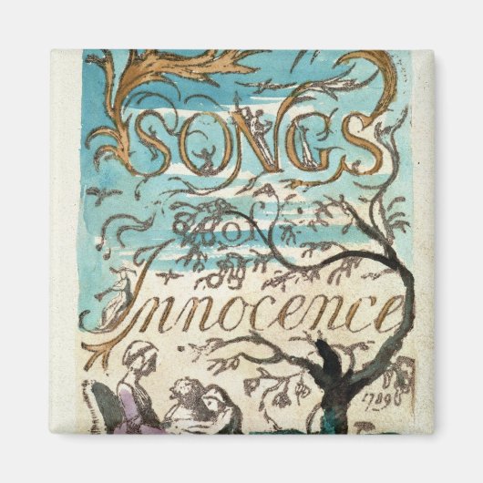 William Blake | Songs of Innocence, Titelseite Magnet (Vorne)
