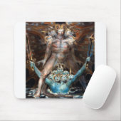 William Blake The Great Red Dragon and Beast Mousepad (Mit Mouse)