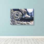 William Blake The Lovers Whirlwind Canvas Print Leinwanddruck (Insitu (Holzboden))