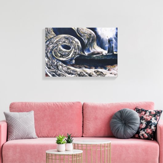 William Blake The Lovers Whirlwind Canvas Print Leinwanddruck (Insitu (Wohnzimmer))