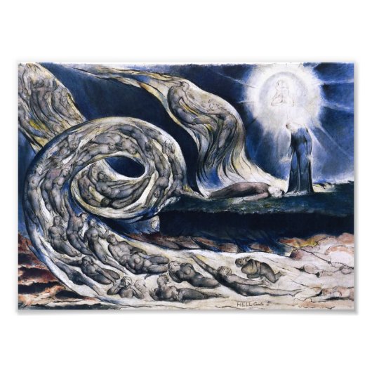 William Blake The Lovers Whirlwind Print Fotodruck (Vorne)