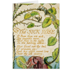 William Blake The Sick Rose, from Songs of Innoc