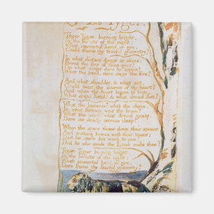 William Blake   The Tyger, from Songs of Innocence Magnet
