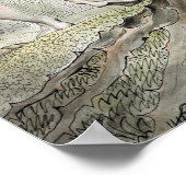 William Blake The Versuchung and Fall of Eve Poster (Ecke)