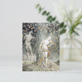 William Blake The Versuchung and Fall of Eve Postkarte (Stehend Vorderseite)