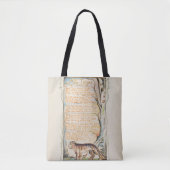 William Blake Tyger Tyger Burning Bright Gedicht T Tasche (Vorderseite)