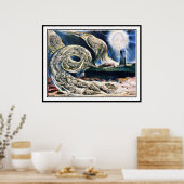William Blake über den Wirbelwind der Liebhaber Poster (Küche)