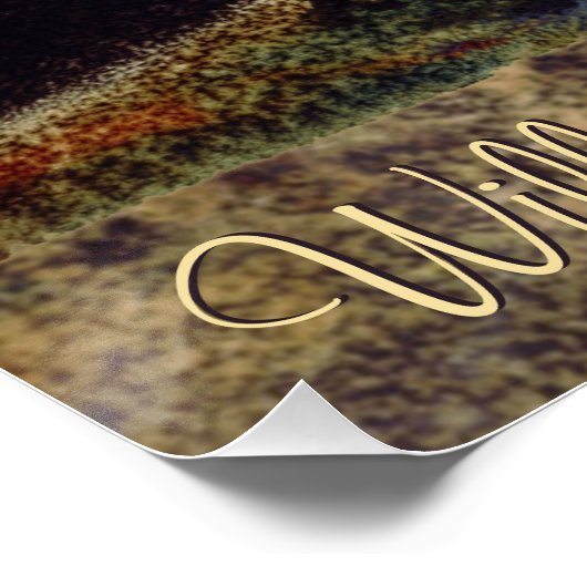 William Blake Urizen CC0485 Poster (Ecke)