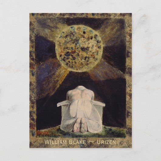 William Blake Urizen CC0486 Postcard Postkarte (Vorderseite)