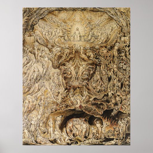 William Blake: Vision des letzten Urteils Poster (Vorne)
