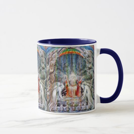 William Blake: Vor dem Göttlichen Thron Tasse (Rechts)