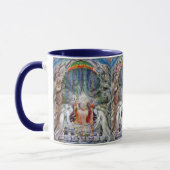 William Blake: Vor dem Göttlichen Thron Tasse (Links)