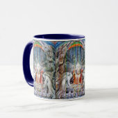 William Blake: Vor dem Göttlichen Thron Tasse (Vorderseite Links)