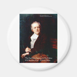 William Blake "Werde weise" Weisheitszitat Magnet