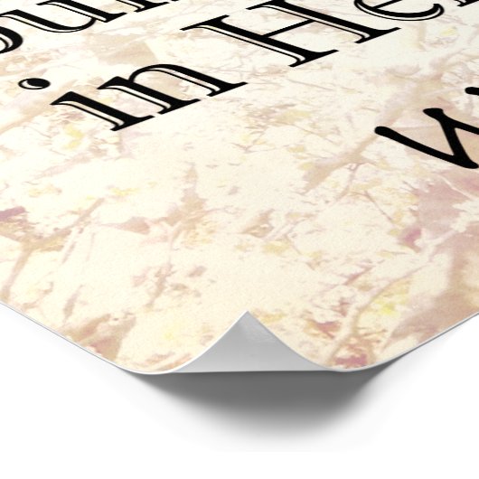 William Blake Zitat - Himmel in der Hölle Verzweif Poster (Ecke)