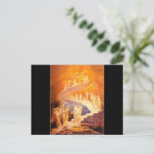 William Blake's Jacob's Ladder Postkarte (Stehend Vorderseite)