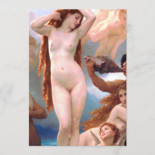 William Bouguereau - Die Geburt der Venus 1879 Einladung