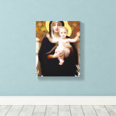 William Bouguereau - Die Madonna von den Lilien Leinwanddruck (Insitu (Holzboden))