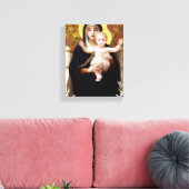 William Bouguereau - Die Madonna von den Lilien Leinwanddruck (Insitu (Wohnzimmer))