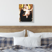 William Bouguereau - Die Madonna von den Lilien Leinwanddruck (Insitu (Schlafzimmer))