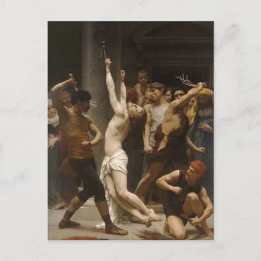 William Bouguereau - Flagellation von Jesus Christ Postkarte (Vorderseite)