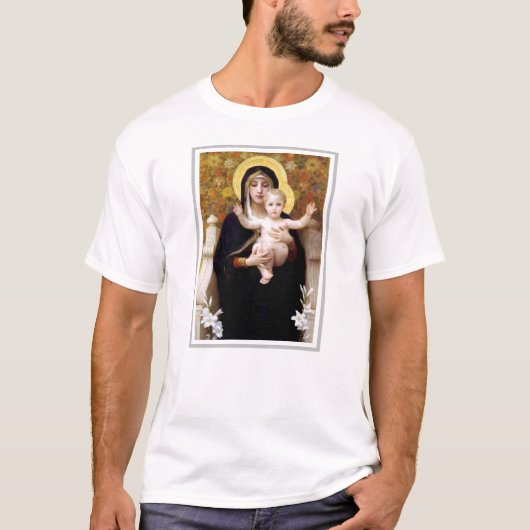 William Bouguereau Jungfrau and Child T-Shirt (Vorderseite)