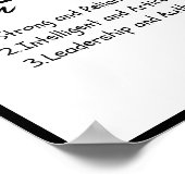 William, Boy Personalisiert Name Definition Poster (Ecke)