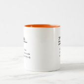 William, Boy Personalisiert Name Definition Zweifarbige Tasse (Mittel)