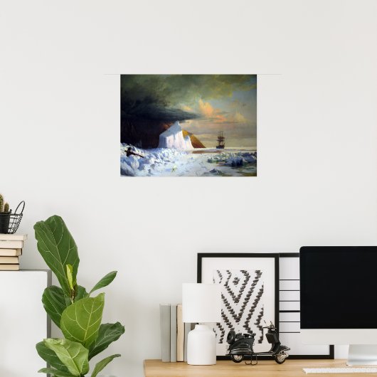 William Bradford Arctic Summer Poster (Heimbüro)