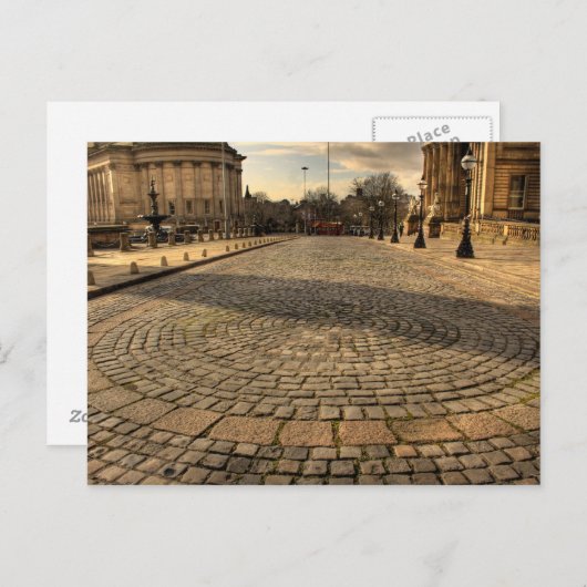 William Brown Street Liverpool Postkarte (Vorne/Hinten)