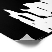 William Burroughs Poster (Ecke)