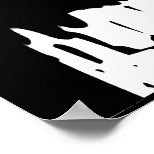 William Burroughs Poster (Ecke)