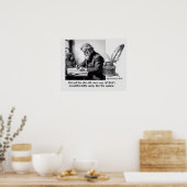 William Butler Yeats Beauty Quote Poster (Küche)