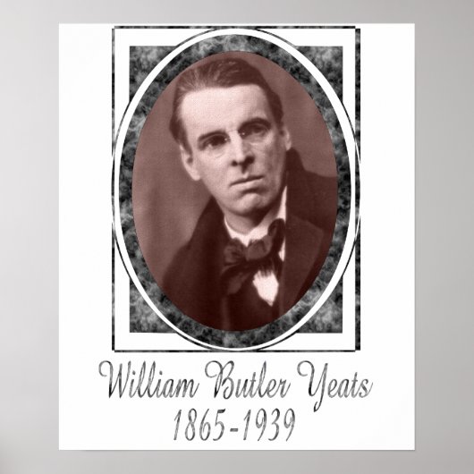 William Butler Yeats Poster (Vorne)