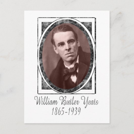 William Butler Yeats Postkarte (Vorderseite)