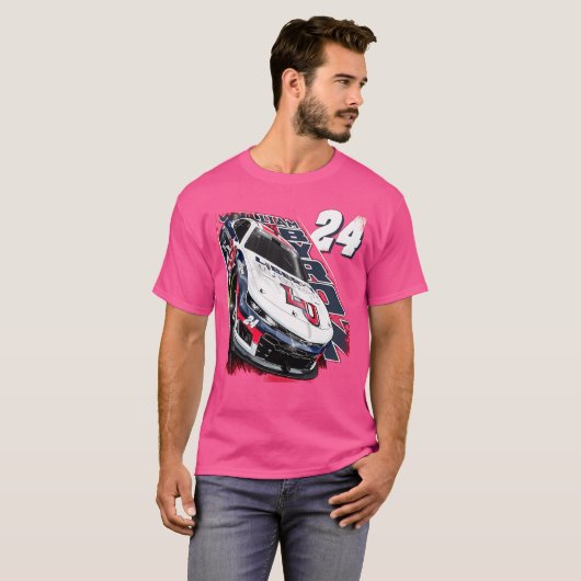 William Byron Red Racing T-Shirt (Vorne ganz)
