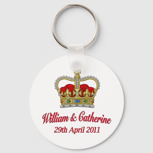 William & Catherine 29. April 2011 Schlüsselanhänger (Vorderseite)